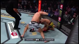 Michael Chandler Hurts Charles Oliveira