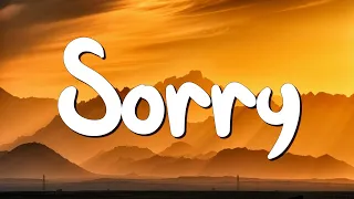 Sorry - Justin Bieber (Lyrics) || Taylor Swift, Ed Sheeran... (MixLyrics)