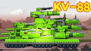 1 Vs 9: ⚔️ KV-88 UPGRADED vs KARL-44 ⚔️ Compilación de tanques #8