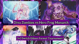 EDISON FORMAT 3v3 Switch (R2) @ Collectible Exchange  | Hero Frog Monarch vs Diva Zombies