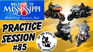 Practice Session #85 - Mississippi - Advanced Slow Speed Motorcycle Riding Skills (With CHAPTERS!)