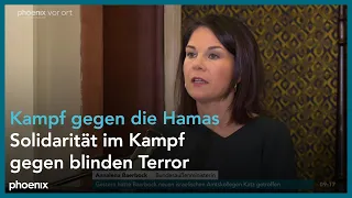 Annalena Baerbock zum Kampf gegen die Hamas am 08.01.24