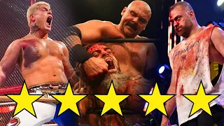 Every 5 Star Match And Above From WWE, AEW & More In 2022 | partsFUNknown