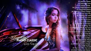 Best 200 Classic Piano Romantic Love Songs Of All Time 🎵Soft Relaxing Music For Stress Relief, Study