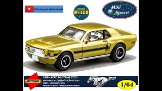 Matchbox 1968 Ford Mustang GT/SC Série Gold 1/64