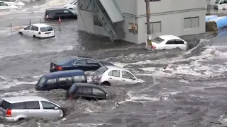 Daxshatli suv toshqinlar            Terrible floods and tsunamis