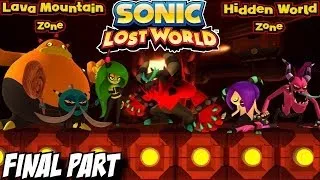 Sonic Lost World - Gameplay Walkthrough Part 7 - Lava Mountain Zone - Hidden World Zone - Final Boss