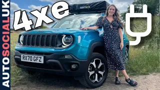 2022 Jeep Renegade 4xe Review - Does an electric 4x4  make sense? (Trailhawk) UK 4K