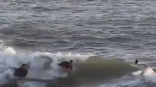 Boscombe Surf Reef in action November 2009, Bournemouth UK