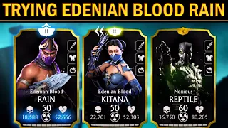 MK Mobile. I Tried Edenian Blood Rain and He Impressed Me! New Best Gold?