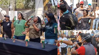 Women's Beer Drinking 🍺 Competition #ridermania2022 #goa #women #beer #challenge