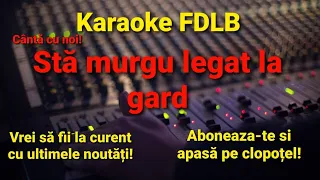 Sta murgu' legat la gard Fa major Karaoke Versuri