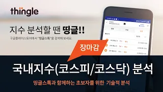 🐸 띵글로 국내지수(코스피200지수) 차트 보는 법 | 2022년 2월 27일 일요일