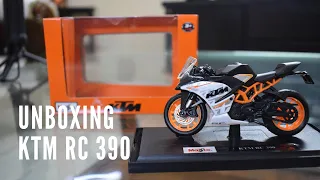 KTM RC 390 Bike Scale Model | Maisto | Unboxing | 1:18 Size | Quality Review