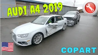 Audi A4 2019 Биток из США