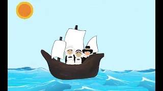 The Mayflower animated video-Pilgrims coming to America