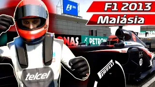 F1 2013 - MODO CARREIRA - #02 - GP da MALÁSIA | SAUBER | Jogos Clássicos | #50K