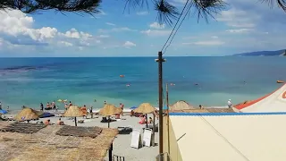 ЧЁРНОЕ МОРЕ 2019 ИЮЛЬ ЦЕНТРАЛЬНЫЙ ПЛЯЖ ПОГОДА обзор пляжа