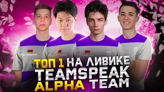 WWCD on PMPL🔥Выиграли Ливик🔥Teamspeak by AlphaTeam🔥