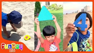 Alphabet Song | ABC MAT | Numbers | Shapes | Preschool Learning for Toddlers & Kids  - @FunDayKid