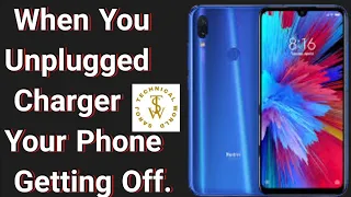 Redmi Note 7 When Charger Unplugged Mobile Turn Off Problem Solution | Redmi Note 7 Battery Repair