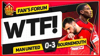 UNITED ARE FINISHED? Man United 0-3 Bournemouth | LIVE Fan Forum