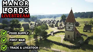 Starting A NEW Village In Manor Lords! Early Access Livestream