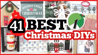 Top 40+ Dollar Tree Christmas DIYS 2021 | MEGA CHRISTMAS DIY VIDEO | HIGH END INSPIRED EASY DIYS