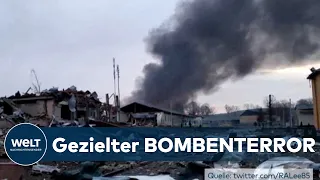 UKRAINE-KRIEG: Heftige Kämpfe am Boden und Bombenterror aus Luft