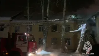 Пожар на улице Шефская в Екатеринбурге.
