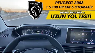 Peugeot 3008 yakıt tüketimi | 3008 uzun yol yakıt tüketimi | POV sürüş | Peugeot 3008