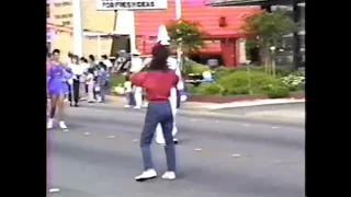 1989 Pasadena Rodeo Parade - Sam Rayburn Texan Band and Tex-Anns