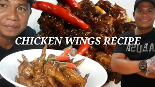 CHICKEN WINGS RECIPE||Style Adobo with Pineapple Juice @Junnells01