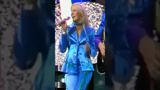 ABBA NOW AND THEN AGNETHA FALTSKOG BLUE SATIN ROCK ME