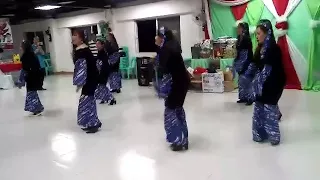 Marulas aerobic group christmas party 2017 retro dance