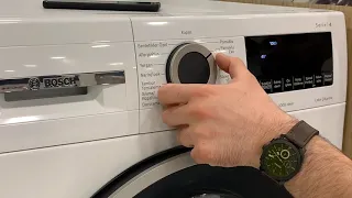 Bosch çamaşır makinesi kullanım bilgisi WGA141X0TR WGA142X0TR modelin kullanım bilgisi.