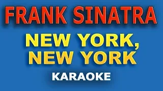 Frank Sinatra - New York, New York LYRICS Karaoke