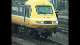 British Rail 1988 - 43014 on a test train with brand new 91009