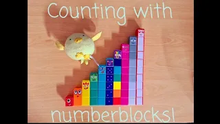 Counting 1-10 with numberblocks