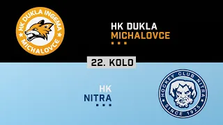 22.kolo Dukla Michalovce - HK Nitra HIGHLIGHTS