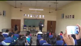 Onyeka Nwelue teaching at the University of Manipur, India
