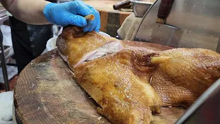 Goose Master#MarinatedGoose #Duck#chicken #GooseLiver #PigEars #intestines #HongkongStreetFood #asmr