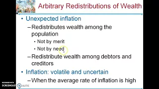 Inflation & Arbitrary Redistribution of Wealth