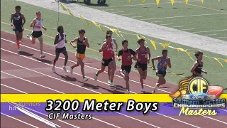 2022 TF - CIF-ss MASTERS - 3200 Meters (Boys)