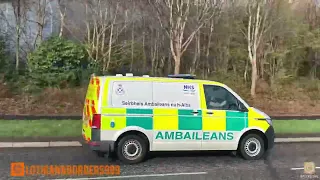 Scottish Emercency vehicles responding