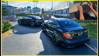 C63 AMG Black Series & RS5 CONVOY - The Crew Motorfest (Steering wheel gameplay)