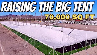Big Tent Is Going Up Quartzsite AZ