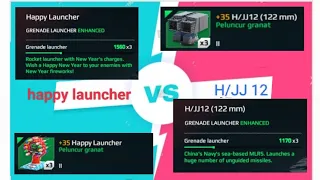 who is the best? | happy launcher vs H/JJ 12 | modern warship