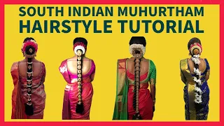 Easy wedding Hairstyle|South indian bridal Hairstyle|Tips and tricks|Step by step tamil tutorial