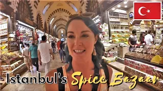 lstanbul's SPICE BAZAAR - Turkish delight, spices, and herbal teas  |   Turkey Travel Vlog